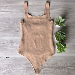 ABERCROMBIE bodysuit tank thong size S